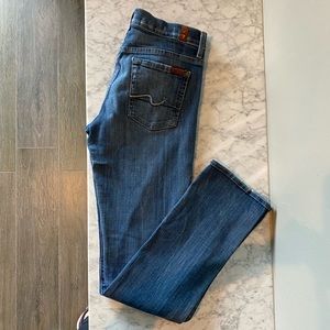 7 for All Man Kind Straight Leg Jean